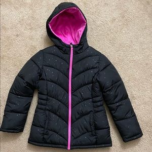 Girls Puffer Coat Size M(7-8)
